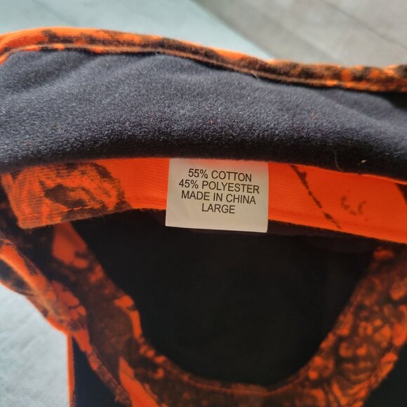 Realtree® Hardwood Orange Camo Cap Large Cotton/Polyester Blend - Picture 6 of 6
